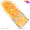 Hexágono fluorescente fino + 1mm 12 cores unhas mistas terno Matt perolado joias adesivos de unha