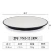Plato Largo Estilo Japonés de Melamina Plato para Sushi Vajilla para Restaurante de Barbacoa Coreana Plato Plano Rectangular para Hot Pot Barbacoa