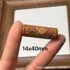 Madeira de Pessegueiro Antiga Quatro Vias Riqueza, Paz e Alegria Conjunto de Duas Peças DIY Acessórios para Joias de Contas Budistas Pulseira Pingente Artigo