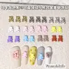Acessórios Coloridos de Liga de Ursinho Fofo Dopamina para Nail Art Mais Vendidos no Japão e na Coreia Urso Gravata Borboleta Usável para Decoração DIY de Unhas