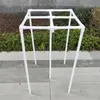 Vaso de Flores de Aço Inoxidável Caixa de Plantio de Solo para Exterior Fixa de PVC Haste de Suporte para Pitaya Prateleira de Cimento Doméstica para Bonsai
