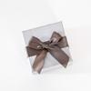 Caja de regalo con lazo, caja para reloj, caja para joyería, caja de regalo, marrón óxido, bolsa de regalo marrón, bolsa de embalaje