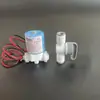 Nueva Válvula Electromagnética CC 12V/24V Conexión Rápida Roscada Válvula Interruptora Válvula de Entrada de Agua Accesorios de Modificación para Estufa de Té Purificador de Agua Juego de Té