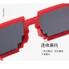 Gafas de Sol de Mosaico Fiesta Fiesta Gafas Divertidas Moda de Celebridades de Internet Gafas Decorativas Rendimiento de Baile Gafas de Sol de Moda