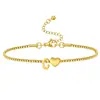 Amazon Carta de Amor Transfronteriza 26 Letras Estilo Nuevo Moderno, Suave, Elegante, Sencillo y Versátil Cadena Fina Joyería de Mano para Mujeres