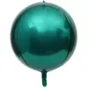 Ventas Directas Transfronterizas Globos Redondos de Papel de Aluminio 4D de 50 Pulgadas 60 Pulgadas 22 Pulgadas Tema de Cumpleaños Fiesta Globos Decorativos de Papel de Aluminio