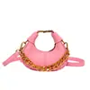 Bolso Cruzado de Verano de Alta Gama de Nicho para Mujer 2025 Nueva Moda Tendencia Sexy Elegante de un Solo Hombro Pequeño de Media Luna