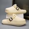 Pantuflas Baotou de Eva para Hombre, Pantuflas Quirúrgicas Especiales para Médicos y Enfermeras, Sandalias Antideslizantes y Resistentes al Desgaste, Pantuflas de Moda para Hombre