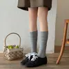 Vibras relajadas estilo coreano~ Calcetines holgados básicos versátiles para otoño e invierno estilo Miu, calcetines tobilleros inspirados en el ballet