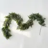 Guirnalda de pino artificial estilo americano transfronteriza con tacto suave, vid de pino y ciprés de goma suave, flor decorativa de planta falsa