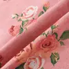 Xiaoqingfeng Tela Jacquard de Rosa Maleta Cojín Decorativo Almohada Mantel para Sofá Tela para Cortina Fabricante Stock Disponible