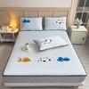 Esterilla de cama de jacquard con diseño de frijoles triturados, de clase A, para uso materno infantil, con aire acondicionado, suave, lavable a máquina.