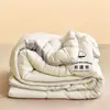Colcha de algodão de Xinjiang, colcha de inverno, colcha de algodão, colcha refrescante de verão, colcha de ar condicionado, lavável à máquina, tamanho individual e de casal, enchimento de algodão, adequada para todas as estações