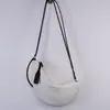 Bolso Croissant de Piel de Oveja, Bolso de Piel Genuina para Mujer, Bolso de Hombro Único Cruzado, Bolso Croissant, Bolso Dumpling, Bolso Pequeño para Mujer, Verano