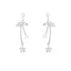 Elegantes Aretes Nuevos de Perla Cereza para Mujer, Versátiles y Frescos, Simples y Sofisticados, Accesorios de Oreja de Moda Estilo Ins