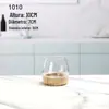 Vaso Estilo Japonês Vidro Transparente Ornamento para Arranjo de Flores Vaso Hidropônico Rabanete Verde Centelha de Vênus Mesa Aquário Ecológico para Peixes Dourados