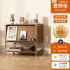 Estantería de Almacenamiento para Sala de Estar Bauhaus Simple Gabinete con Puerta abatible Estantería de Almacenamiento para Dormitorio Estudio Gabinete de Almacenamiento Multifuncional de Pie