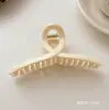 Color Café con Leche Estilo Ins Pinza de Tiburón Grande Accesorios de Cabello de Gama Alta para Mujeres Pasador Mate Pasador Lindo Venta al por Mayor