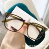 Nuevas gafas TR90 2023 de montura grande ligeras para mujer con filtro de luz azul, montura de gafas para la comunidad del libro rojo y TikTok con graduación