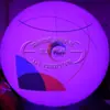 Pelota inflable luminosa personalizada de fábrica, resistente al envejecimiento, al calor y al aire, flotador de aire inflable para exteriores, modelo inflable decorativo