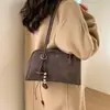 Bolsa Casual Simples Nova Outono/Inverno 2025 Transfronteiriça Moda de Alto Valor Bolsa de Ombro Único Versátil Bolsa de Braço