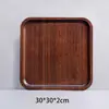 Bandeja de bambú para infusión en seco Bandeja para taza de té Mesa de té Bandeja color nogal Bandeja rectangular para té Bandeja de comedor Bandeja para frutas secas Mesa de té retro