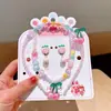 Set de Joyería de Collar Infantil Transfronterizo, Pulseras de Cuentas de Colores, Diademas de Dibujos Animados, Pendientes, Accesorios de Princesa para Niñas