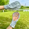 Guantes de Protección Solar de Verano para Mujer, Anti-UV, Estilo Princesa, Delgados, Sin Dedos, Mangas Cortas, Antideslizantes para Conducir, Ciclismo al Aire Libre