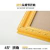 Moldura de Foto Clássica Estilo Europeu Dourada Madeira Maciça 6 polegadas 7 polegadas 8 polegadas Moldura para Estúdio Fotográfico Moldura para Certificado A4A3 Moldura de Foto Exportação