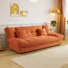 Sofá cama de doble uso sofá nube para sala de estar, apartamento pequeño, casa de alquiler, sofá de tela, sofá plegable de línea recta