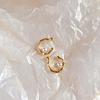 Novos brincos de broche de pérola vintage francês atacado prata 925 brincos simples elegantes brincos brincos