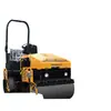 Rodillo compactador de asfalto pequeño de 3 toneladas y 1 tonelada, con vibración, manual, con ruedas de acero simples y dobles, para césped y asfalto, compactador diésel.