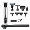 Pantalla Digital LED Shaver Eléctrico Retráctil Shaver Recargable Impermeable Recortador de Vello Corporal de Espalda para Hombres