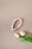 Bolsa de Cosméticos Plegada de Color Sólido Cloud Fresh 2024 Costura Portátil Casual La Más Fácil de Combinar Bolso de Mano para Mujer