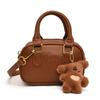 Bolso de Hombro Estilo Coreano para Niños y Niñas Bolso de Mano Estilo Occidental Mini Lindo Colgante de Oso Nuevo Bolso de Bolos para Niños