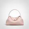 Bolso de Hombro Versátil de Cuero Genuino para Mujer, Simple de Gran Capacidad con Sensación de Lujo, Bolso de Mano de Piel de Vaca de Primera Capa