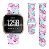 Correa de silicona para Fitbit Versa2/Versa Lite de 22 mm con estampado de silicona. Correa inteligente.