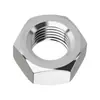 Tuerca hexagonal de acero inoxidable 304 con rosca inversa, tuerca con rosca inversa a la izquierda, tuerca hexagonal a la izquierda m3m4m5m16m18m20