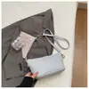 Bolsa Pequena com Padrão de Lichia para Mulheres, Estilo Novo, Alta Qualidade, Bolsa Simples para o Dia a Dia, Bolsa de Ombro Versátil para Trabalho