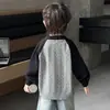 Suéter Masculino Outono Inverno 2026 Novo Estilo Infantil Gola Redonda Tricô Camada Base Inverno Roupa Íntima para Crianças Pequenas Tricô Espesso