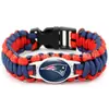 Equipo de Fútbol del Distrito Este Vaqueros Pulsera de Paracord Vaqueros Águilas Gigantes Patriotas Aficionado Pulsera Tejida