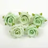Simulação de explosões pétalas de rosa enroladas cabeça de rosa flor de cabelo DIY flor arranjo floral floral transfronteiriço comércio exterior decoração de casamento flor de seda
