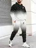 Traje deportivo con capucha de marca americana de moda, transfronterizo, para cuatro estaciones, europeo y americano, 25 años, casual y versátil