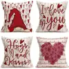 Funda de Almohada Corazón de Amor Estilo Nuevo Día de San Valentín Transfronteriza para Hogar, Sala de Estar, Coche, Boda, Funda de Cojín Amazon