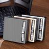 Top good 3319 masculino 20 inflável reto isqueiro cigarro caso masculino 20 automático cigarro caso