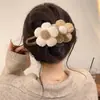 Presilha de Garra de Abalone Exquisita de Alta Qualidade para Mulheres, Grampo para Parte de Trás da Cabeça com Parte de Trás Plana, Confortável de Usar, Presilha para Cabelo Liso, Acessório de Cabelo Versátil