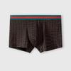 Calzoncillos bóxer retro para hombre nuevos estampados de seda de hielo de tiro medio calzoncillos juveniles modernos