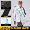 Bolsa de almacenamiento para patineta, tela Oxford impermeable, bandolera de un hombro, doble cara, cierre de cordón, mochila para patineta con estampado estilo chino