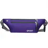 Riñonera deportiva ultra delgada de ajuste ceñido a la cintura para hombre y mujer, impermeable, riñonera de cintura para fitness, bolso de hombro informal, bolso para teléfono móvil de obra, venta al por mayor