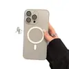 Adequado para Capa de Celular Apple 15Pro, Transparente 18Pm com Película para Lente, 16Plus Sucção Magnética Sem Fio, Cobertura Total, 14 Premium